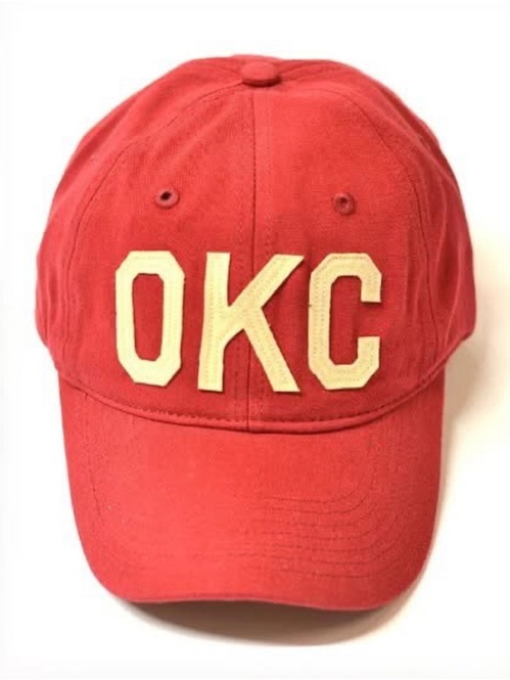 Red OKC Baseball Caps